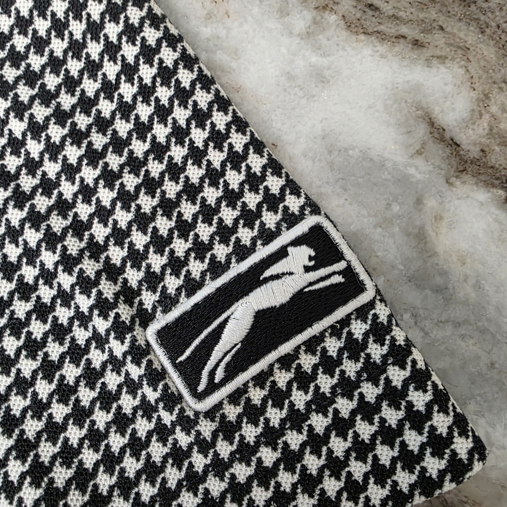 Slazenger Monochrome Houndstooth Polo Shirt - Picture 6 of 7